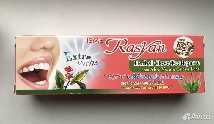 Тайская зубная паста rasyan