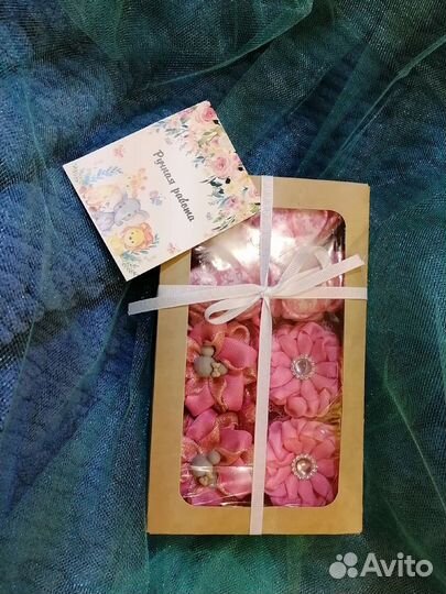 Банты для волос ручной работы