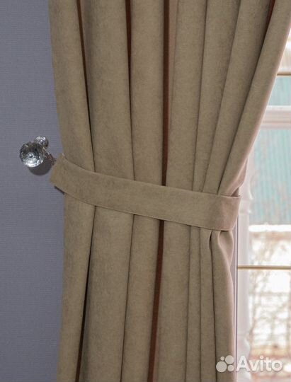 Шторы с подхватом комплект