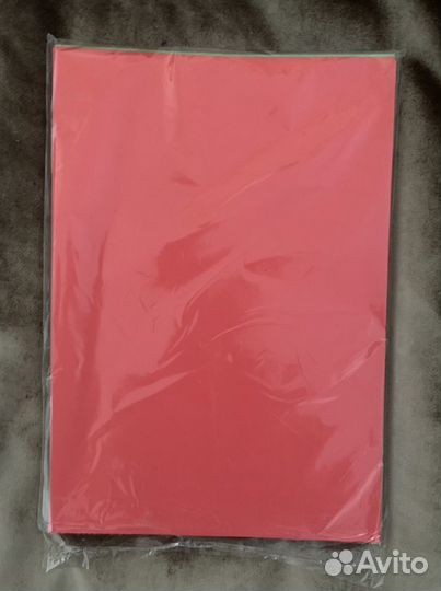 Цветная бумага А4 для печати 100 листов