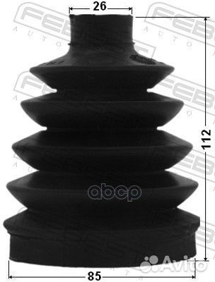 Пыльник шрус наружный (85X112X26) комплект mits