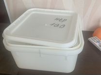 Контейнер пищевой пластиковый из под икры 10-14кг