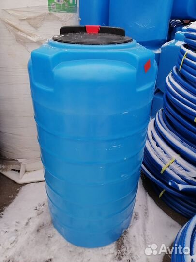 Емкость круглая Т 300 л синяя (1710ммх605ммх605мм)