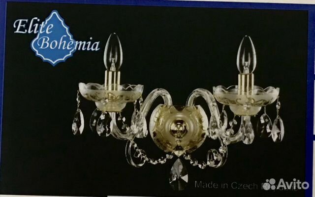 Настенный светильник бра bohemia