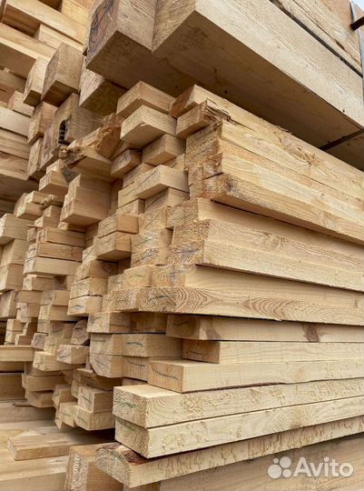 Доска обрезная 25х150х6000