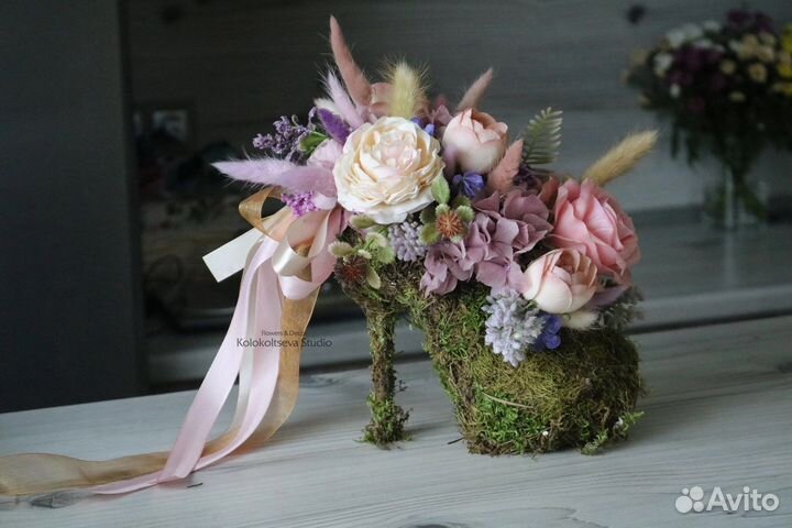 Букет из сухоцветов необычный