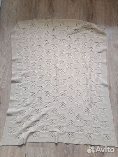 Плед детский вязаный