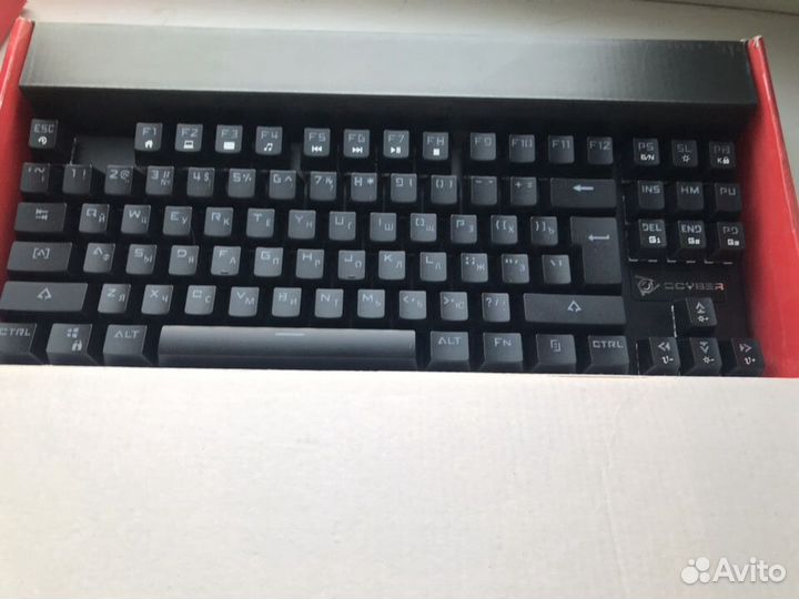 Новая Механика Клавиатура Qcyber Подсветка