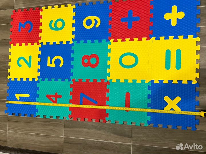 Детский развивающий Коврик - пазл