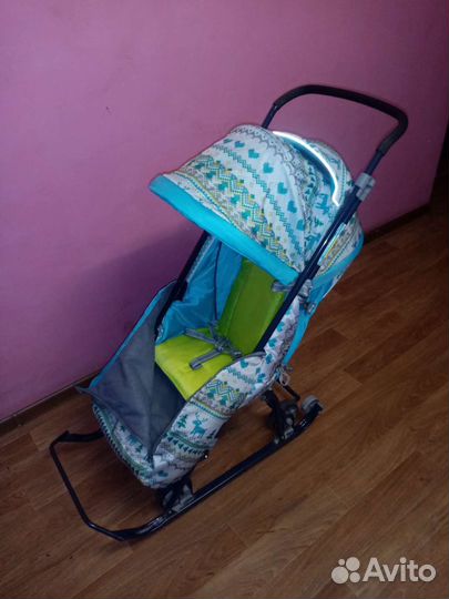 Коляска санки Умка 3в1