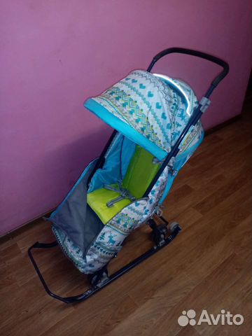 Коляска санки Умка 3в1