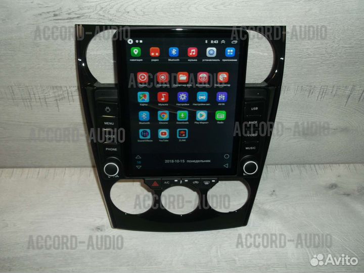 Магнитола Mazda 6 Android в стиле Tesla