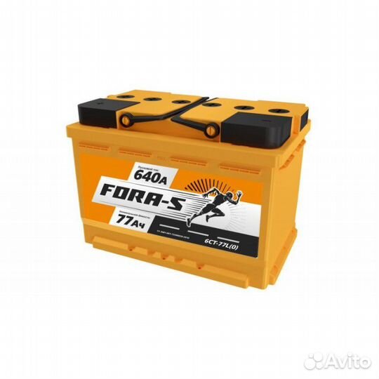 Аккумулятор 6-ст 77 Fora на Ваз