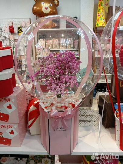 Живые гипсофилы в шаре