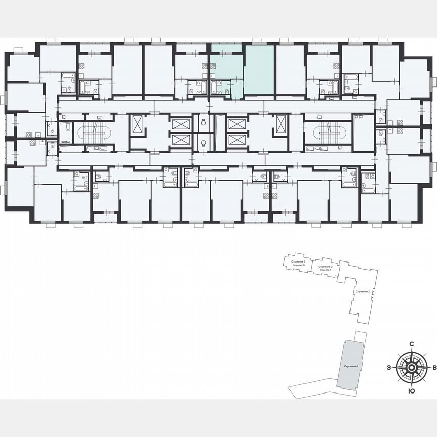 1-к. квартира, 45,6 м², 19/45 эт.