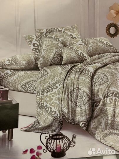 Белье постельное 2сп с европростыней