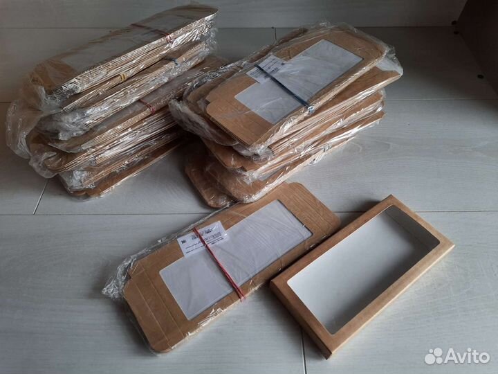 Крафт коробка для шоколада упаковка