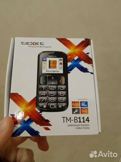Кнопочный телефон texet