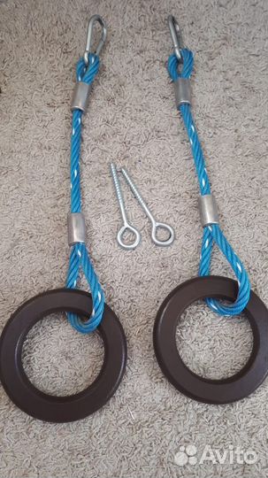 Гимнастические кольца с крепежом