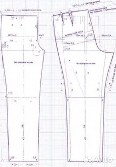 Выкройки мужские рубашки и брюки