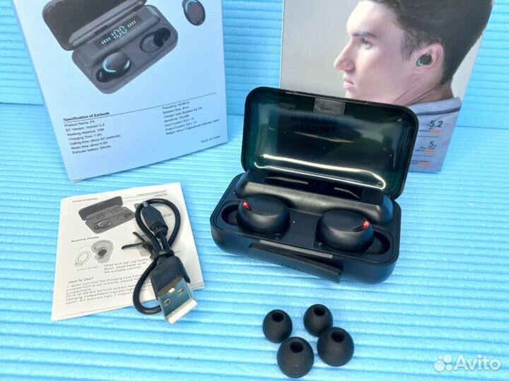 Беспроводные наушники tws F9