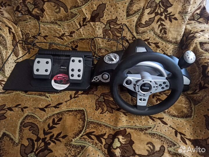 Игровой руль dialog