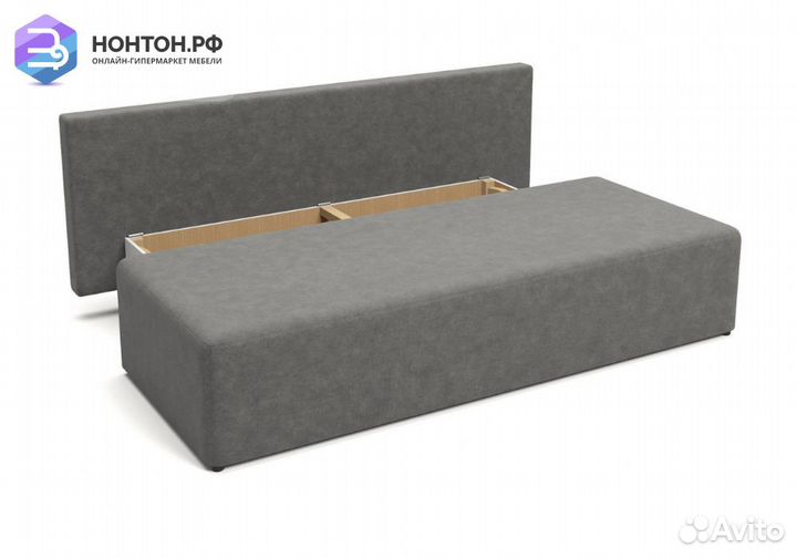 Диван еврокнижка Нексус серый