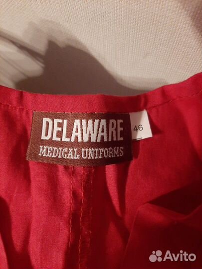 Хирургический костюм, ж, красный цвет