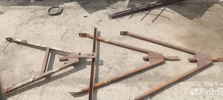 Дышло на прицеп или сцепка жёсткая