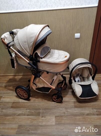 Новая коляска с автолюлькой Luxmon V9, 3 в 1