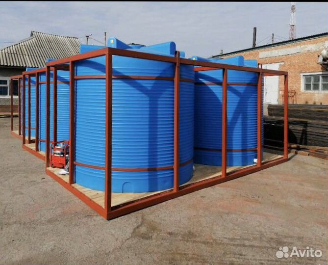 Емкасти 5м3 10м3 в Кассете под касс и гсм с достав