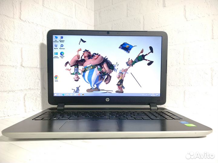 Ноутбук HP i5/8Gb/SSD+HDD/2 видеокарты