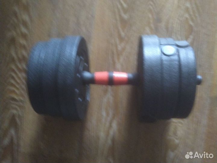 Гантельный набор с перекладиной для штанги 20 кг