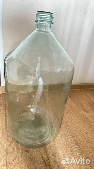 Бутылка стеклянная 20 литров