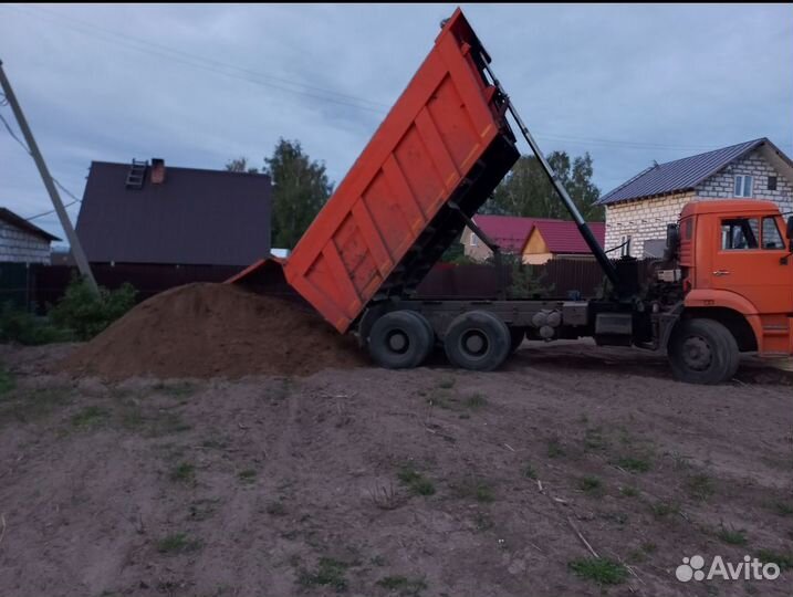 Торф, Песок, Щебень, Грунт