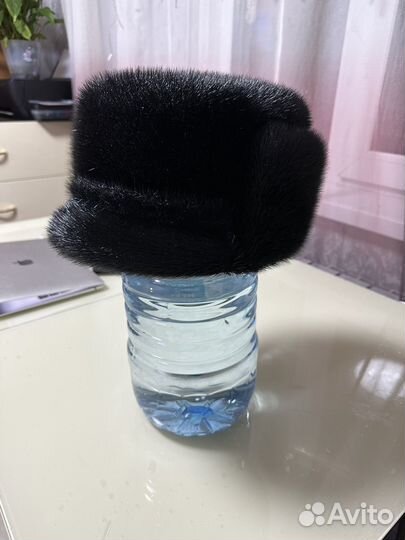 Шапка мужская мех нерпы