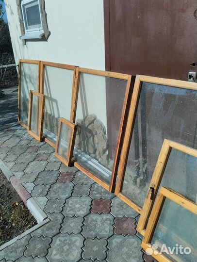 Деревянная оконная рама бу