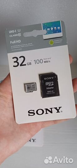 Карта памяти micro sd 32 гб новый