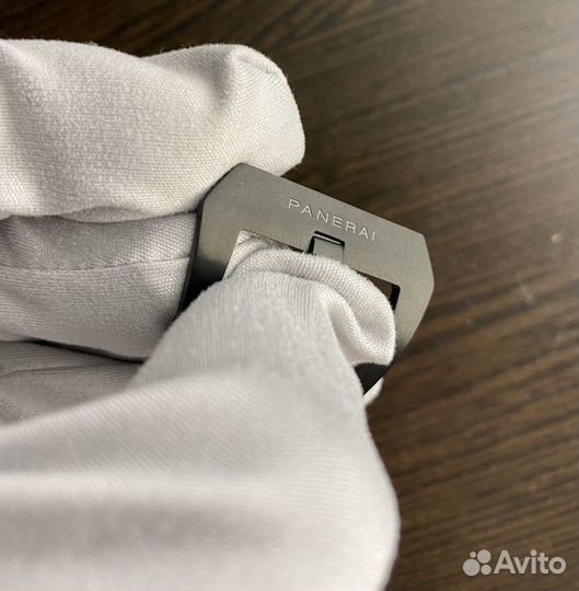 Пряжка черная для ремня от часов Panerai 22мм