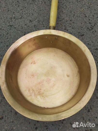 Латунный таз для варки варенья