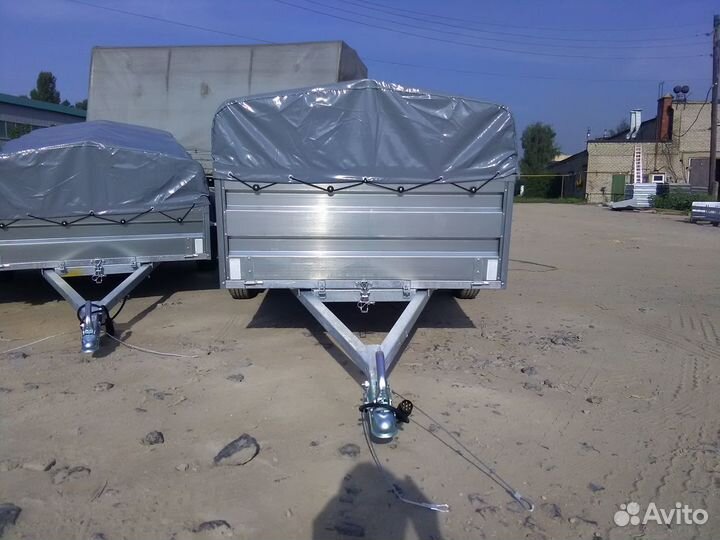 Прицеп легковой Титан в цинке 2,5*1,3 высокий борт