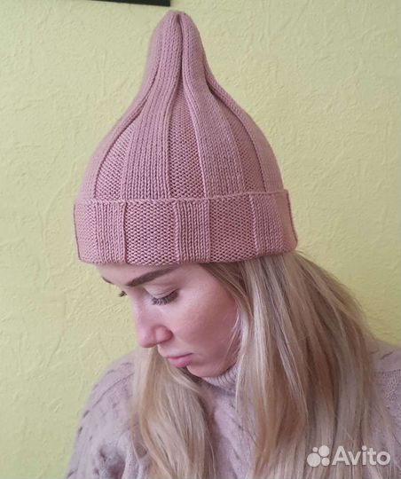 Вязаные шапки-тыковки