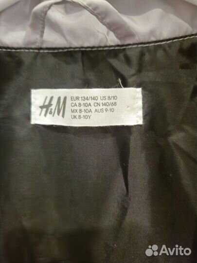 Ветровка h&m на мальчика 9-10лет