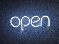 Неон open-открыто