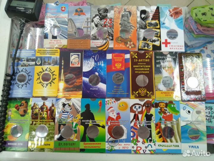 Блистеры на монеты, листы и капсулы