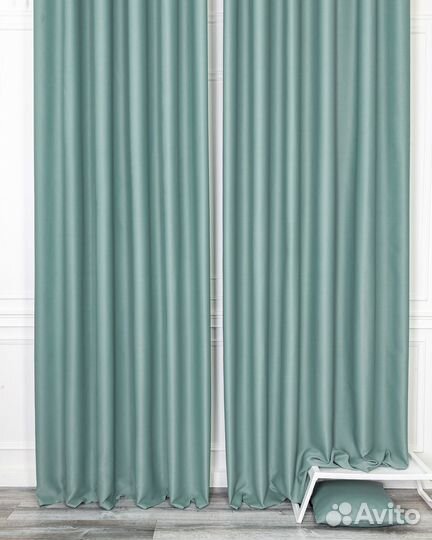 Шторы блэкаут Марсель Мята