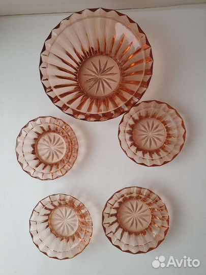 Вазы бокалы стекло хрусталь СССР