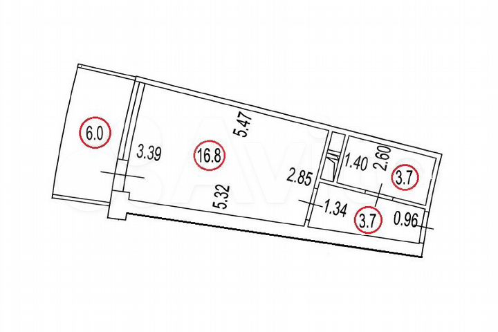 Апартаменты-студия, 35,3 м², 9/13 эт.