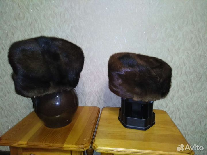 Шапка норковая женская бу