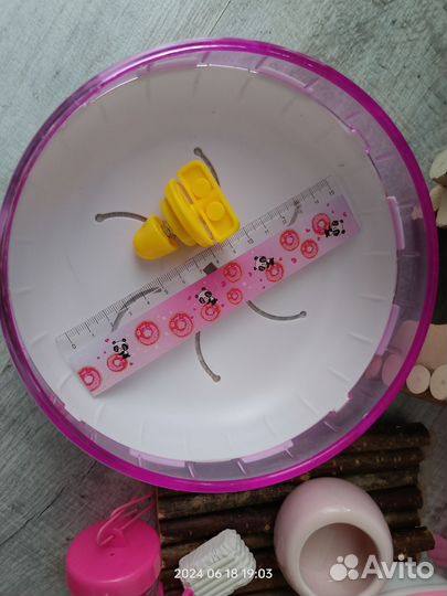 Колесо, тарелка, шар, дом для хомяка джунгарика